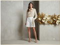 White Cotton Bermuda